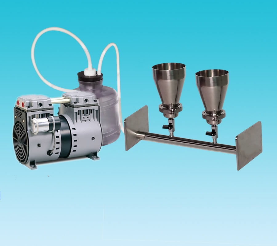 全不锈钢两联抽滤装置